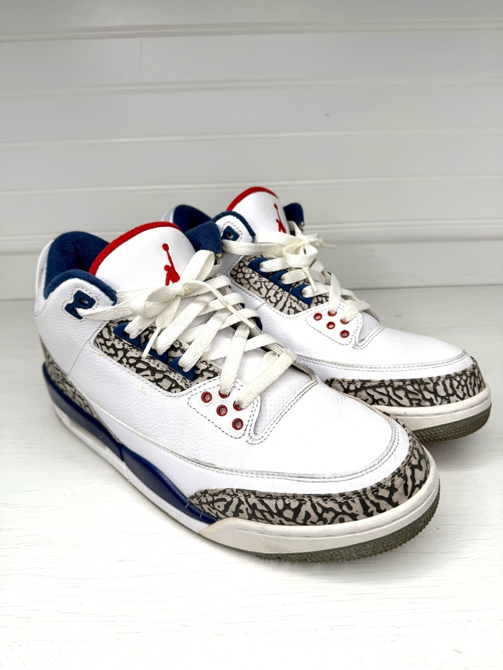 Jordan Air Jordan 3 Retro OG True Blue White/Fire Red 2016 854262-106